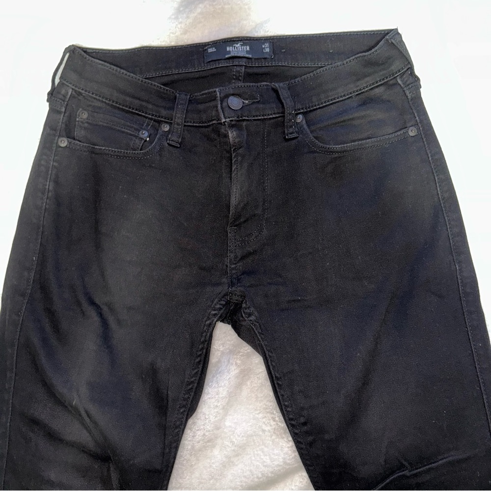 Hollister Men's Black Super Skinny Jeans